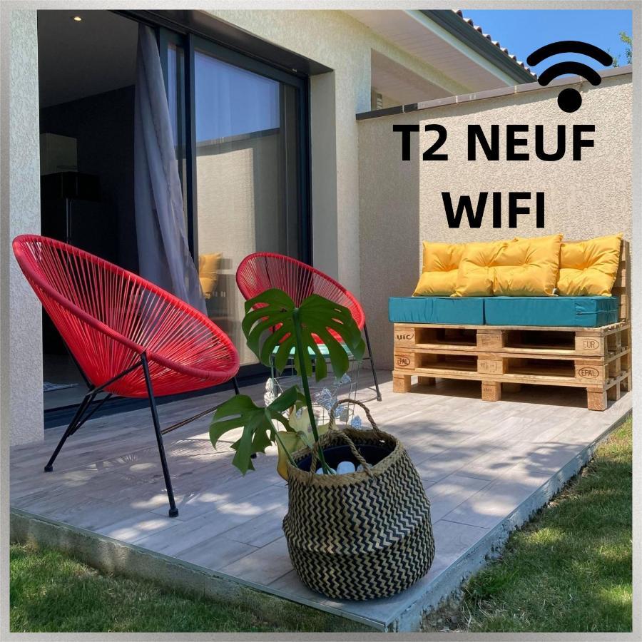 Les Jardins D'Oc - Wifi, Terrasse Et Jardinet - Appart T2 Neuf Soual 외부 사진