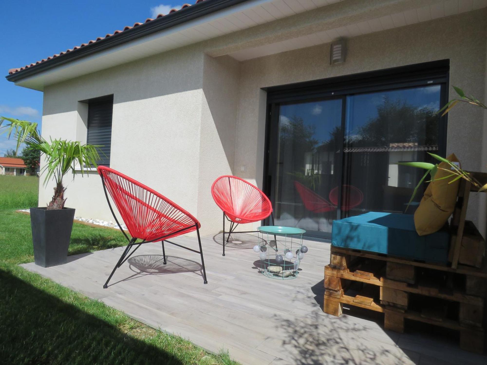 Les Jardins D'Oc - Wifi, Terrasse Et Jardinet - Appart T2 Neuf Soual 외부 사진